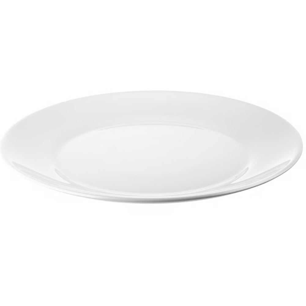 IKEA OFTAST Plate, White, 9¾" (302.589.13) NEW
